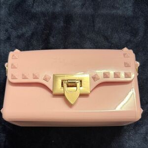 Pink Studded Women's Bag